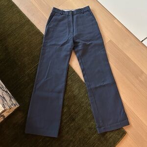 Studio Nicholson Navy Corbu Trousers